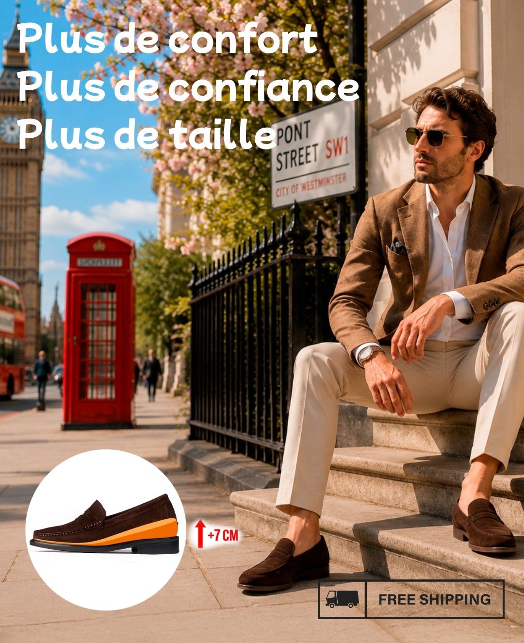 Chaussures pour &ecirc;tre plus grand